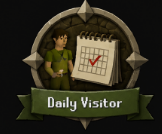 Daily Visitor badge