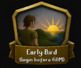 Early Bird badge
