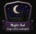 Night Owl badge