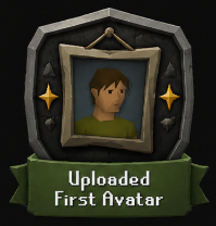 Uploaded first avatar badge