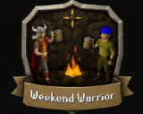 Weekend Warrior badge